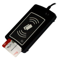 ACS ACR1281U-C1 DualBoost II – Smartcard-/NFC-Leser, 13,56 MHz, USB 1.1, Schwarz, für Windows, Linux, macOS