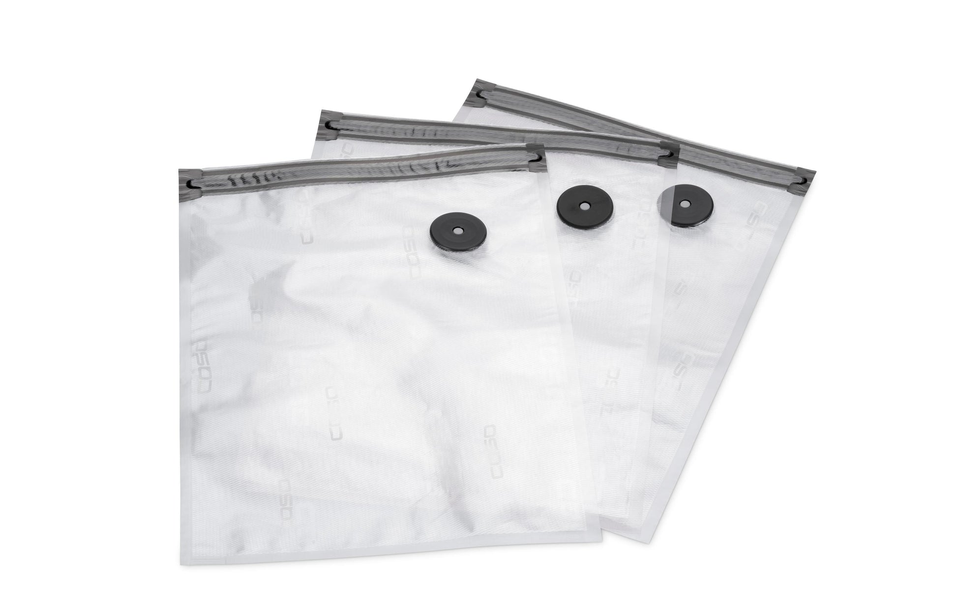 Caso Vakuumierbeutel ZIP – 26 × 35 cm, für Vakuumierer, z. B. FreshVAC, WMF, Rommelsbacher, 20 Beutel