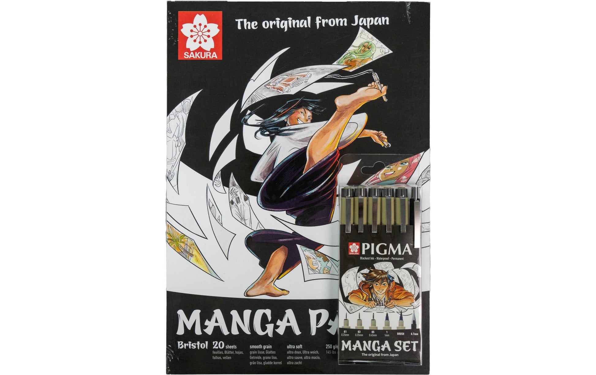 Sakura Manga Skizzenblock – A4 – 20 Seiten