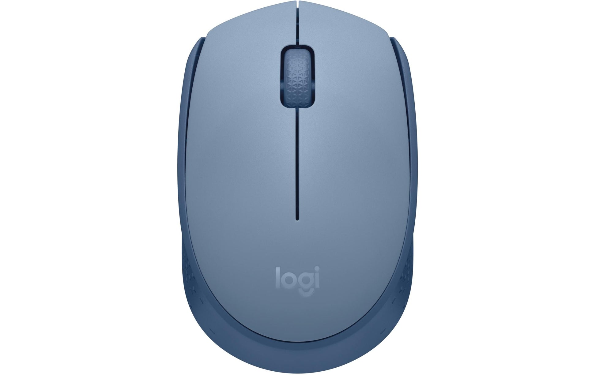 Logitech M171 Maus – Kabellos, Blaugrau
