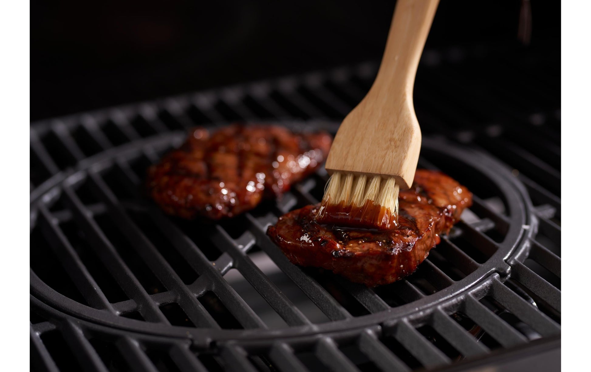 DANGRILL Marinierpinsel 5,8 × 1,8 × 27,5 cm, Bambus, Braun