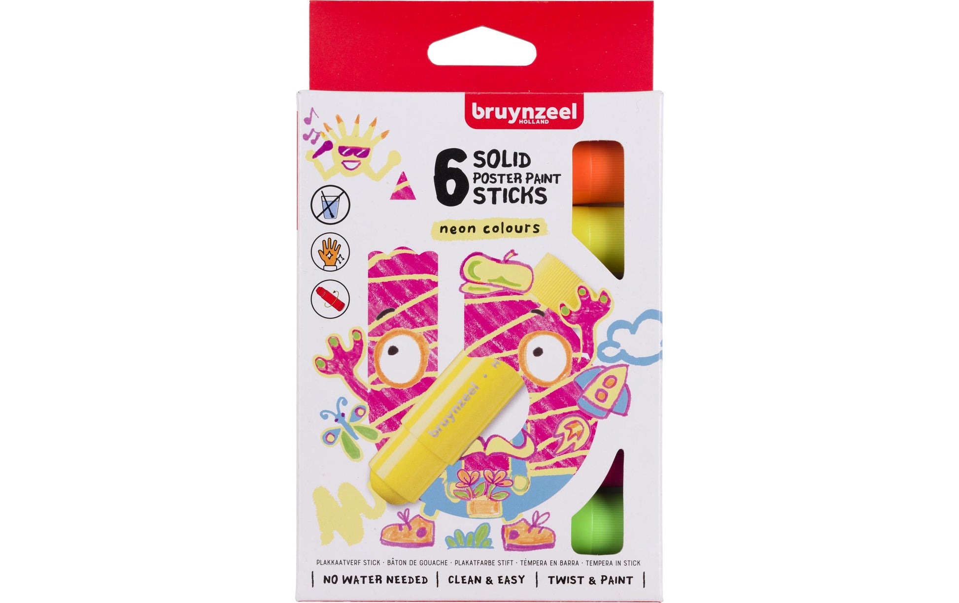 Bruynzeel Neon-Filzstifte – 6 Farben