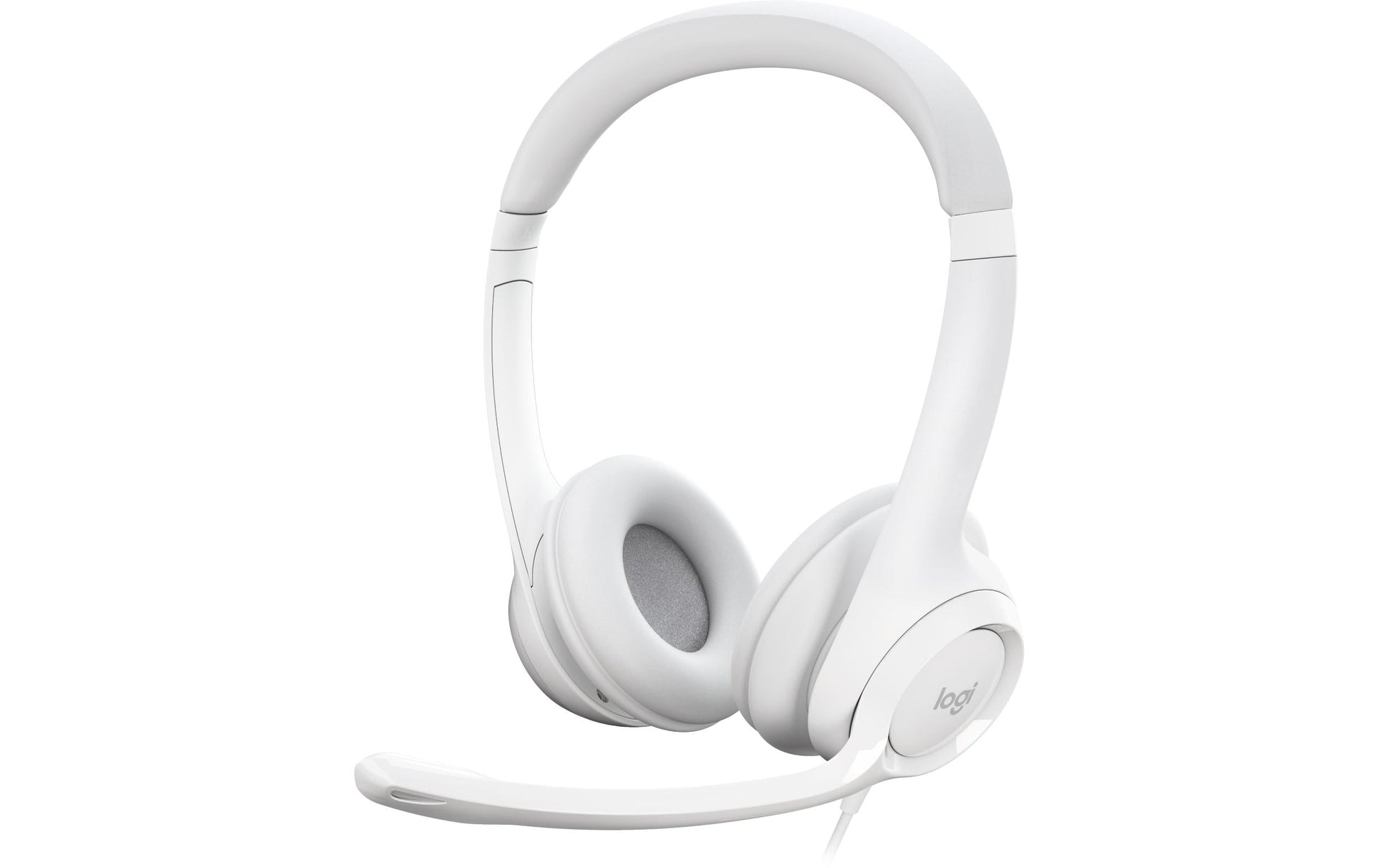 Logitech H390 – Headset – USB‑A, mit Mikrofon – Offwhite
