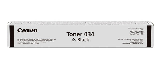 Canon Toner 034/9454B001 – schwarz, 12000 Seiten – für Canon ImageClass MF820Cdn/MF810Cdn