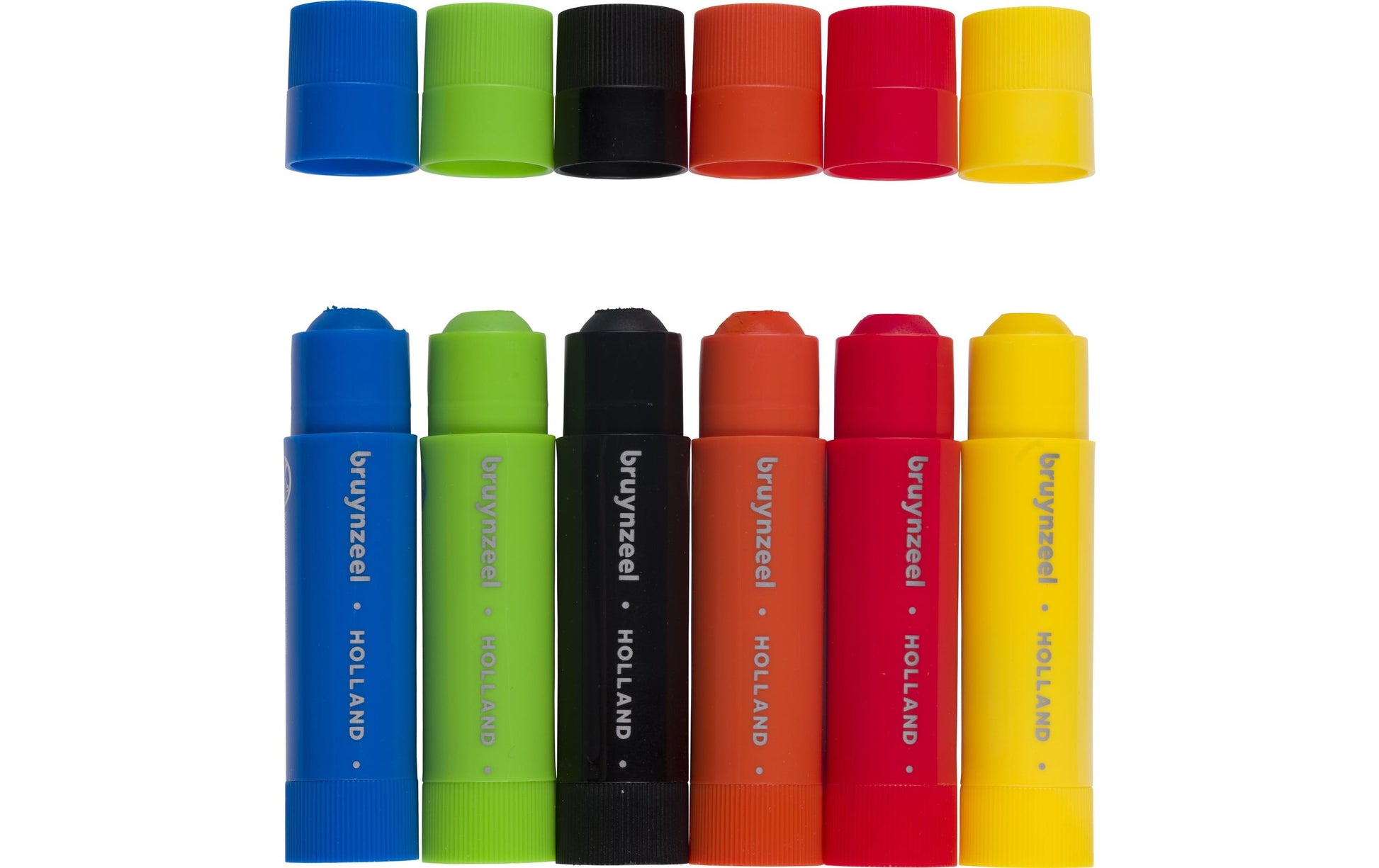 Bruynzeel Basic Filzstifte – Rundspitze, schnelltrocknend, 6 Farben