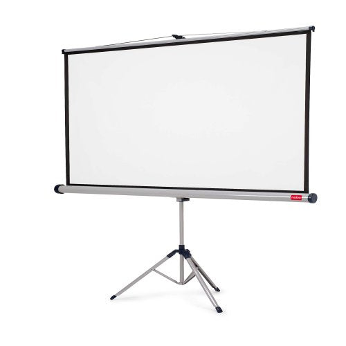 Nobo Standard Stativleinwand – 16:10, 150 × 100 cm, weiss
