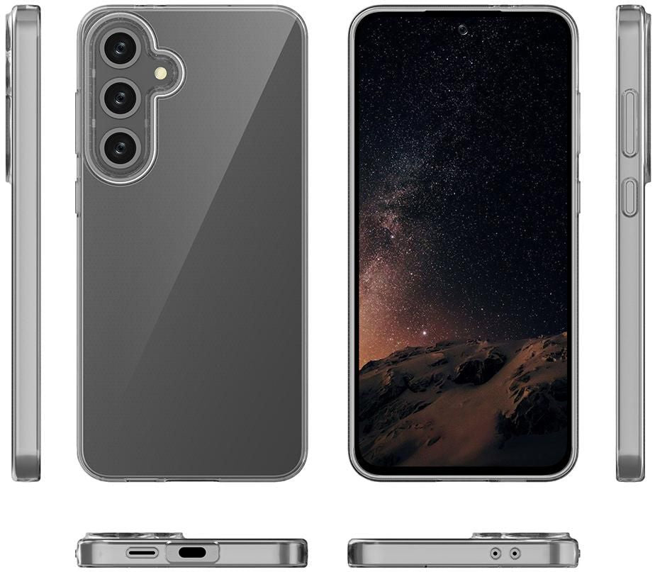eSTUFF LONDON Backcover – für Samsung Galaxy S24 FE (4G/5G), TPU, Transparent