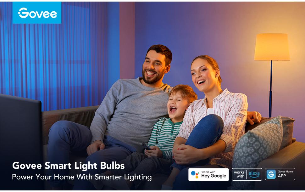 Govee Smart-Leuchtmittel E27 – RGB+CCT 2700–6500 K, 1200 lm, 13 W, WLAN – für Govee Home App – 1 Stk.