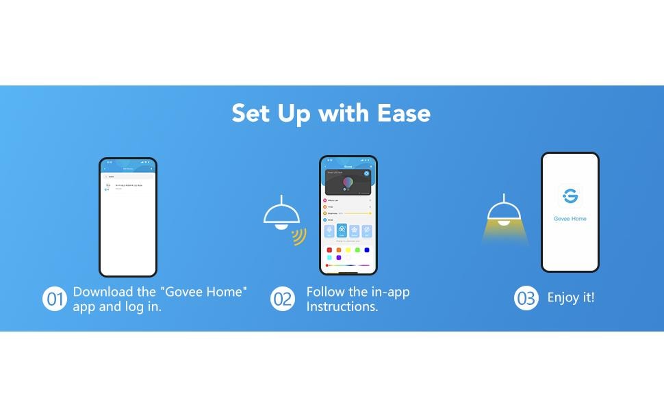 Govee Smart-Leuchtmittel E27 – RGB+CCT 2700–6500 K, 1200 lm, 13 W, WLAN – für Govee Home App – 1 Stk.