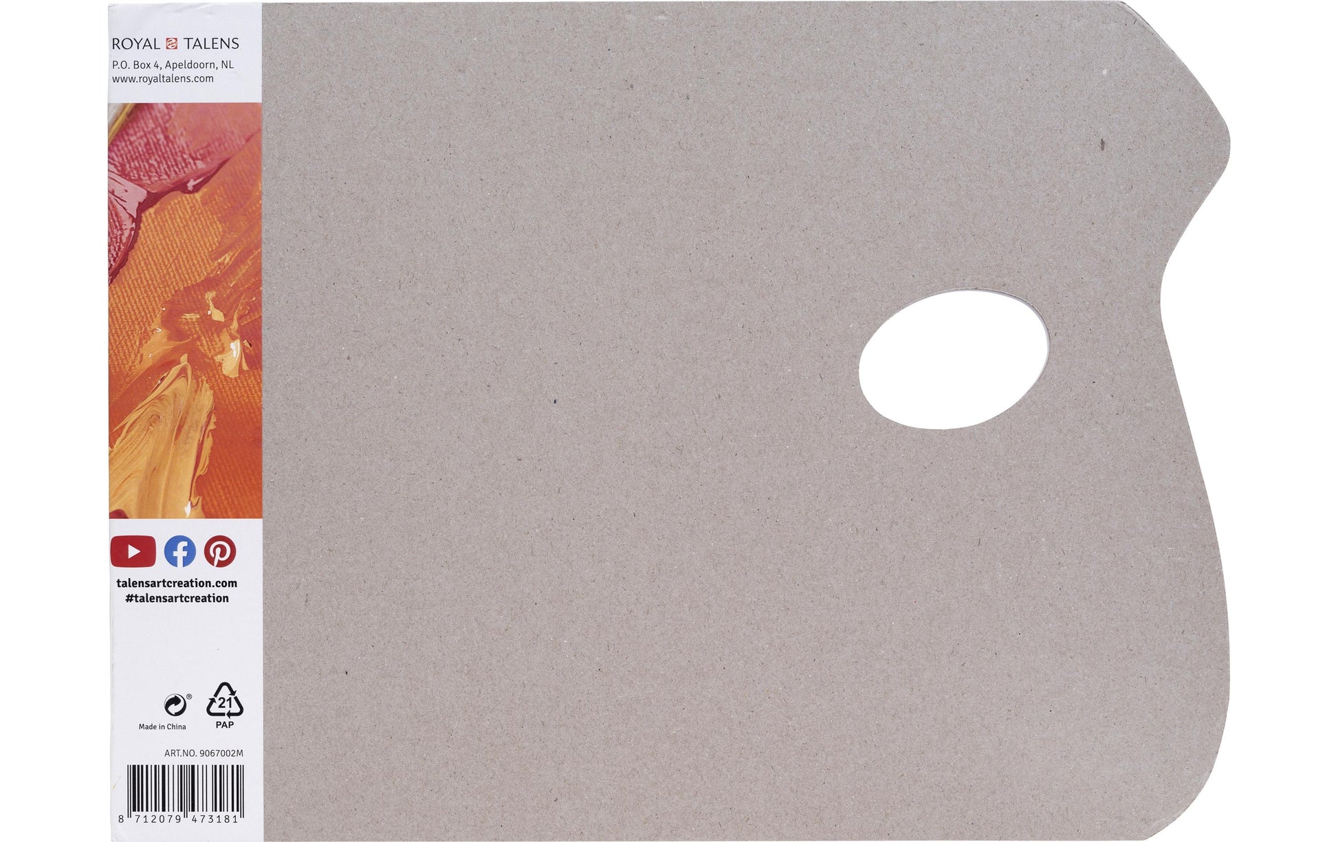 Talens ArtCreations – Abreisspalette – Papier, 225 × 300 mm, grau, 1 Stück