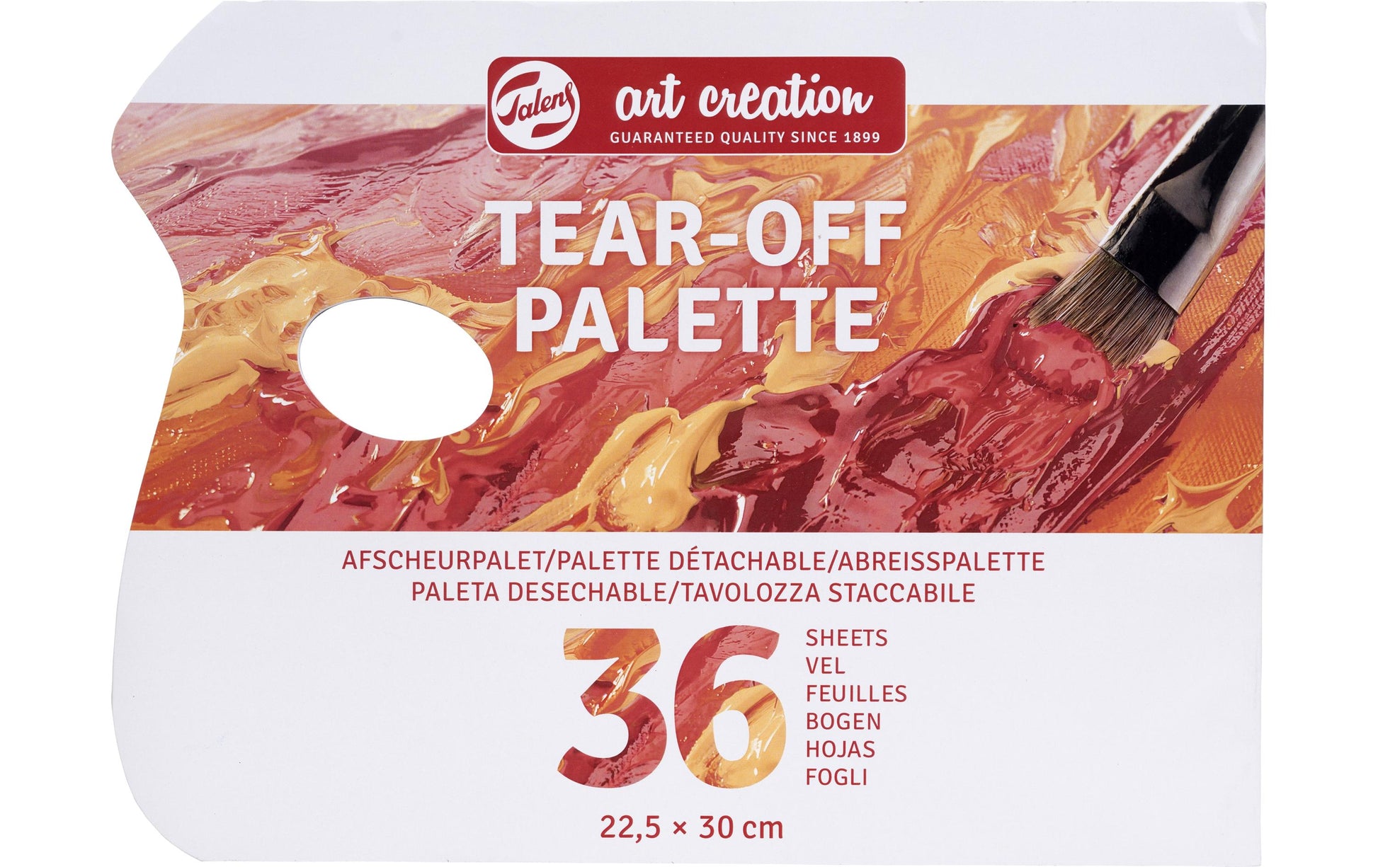 Talens ArtCreations – Abreisspalette – Papier, 225 × 300 mm, grau, 1 Stück