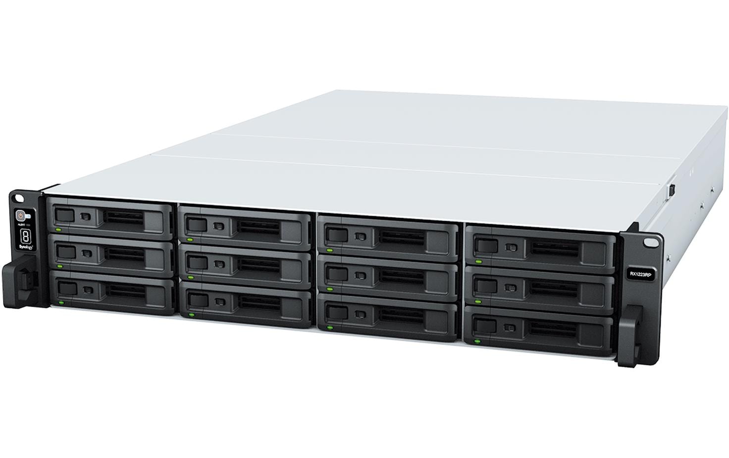 Synology RX1223RP – 12-Bay Rack 2U NAS – für 2,5"/3,5" HDD/SSD, SATA