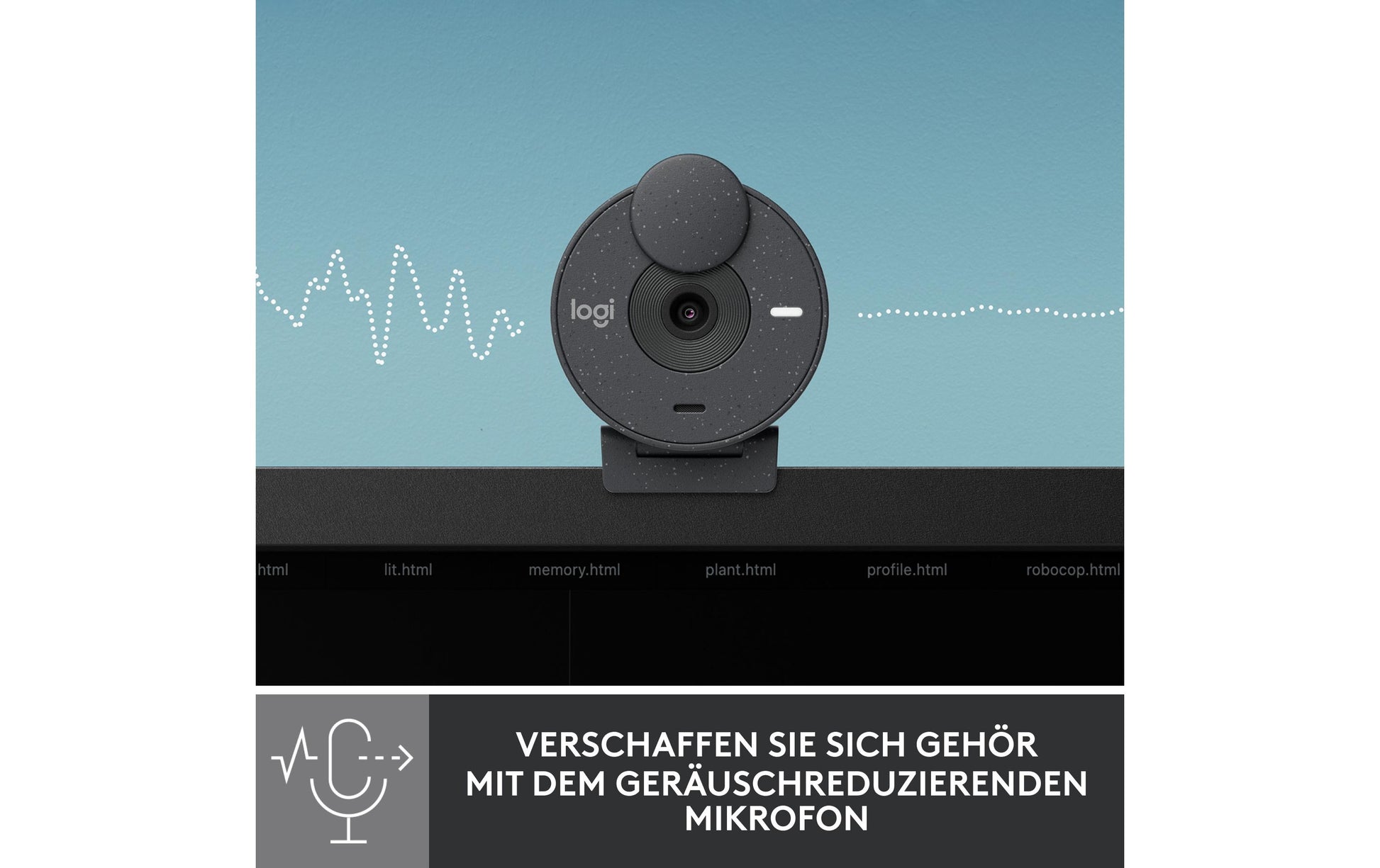 Logitech Brio 300 – Webcam – Full HD 1080p, Graphit