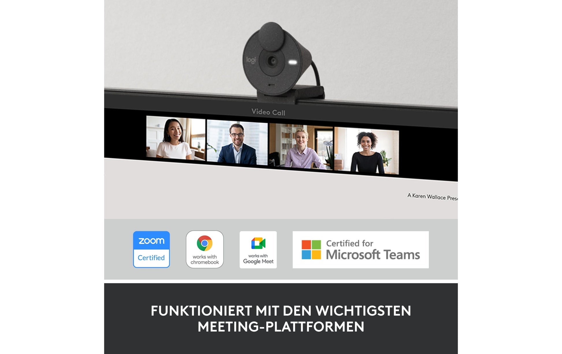 Logitech Brio 300 – Webcam – Full HD 1080p, Graphit