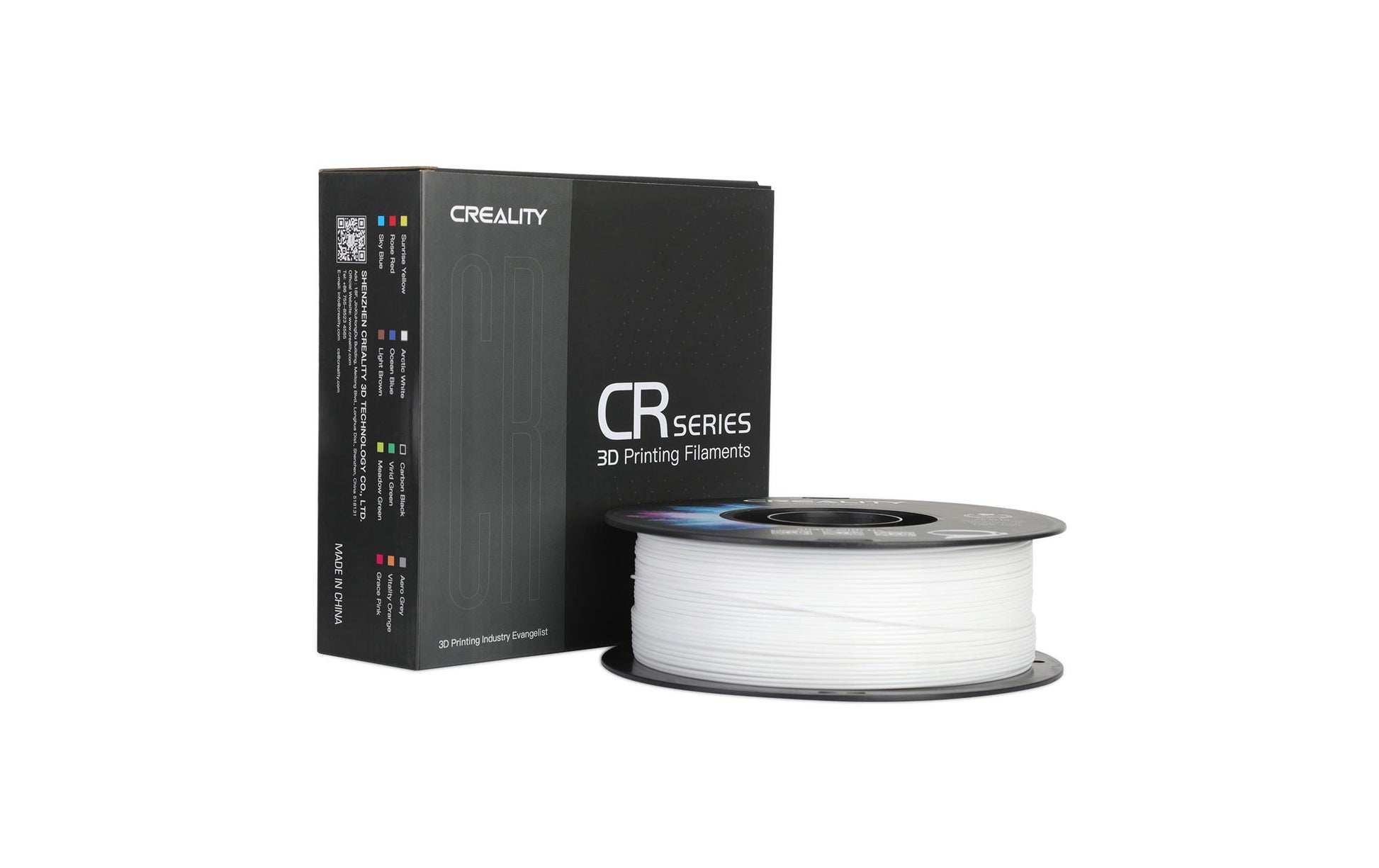 Creality 3D 3D-Drucker-Filament PETG 1,75 mm Weiss, 1 kg – für FDM-3D-Drucker
