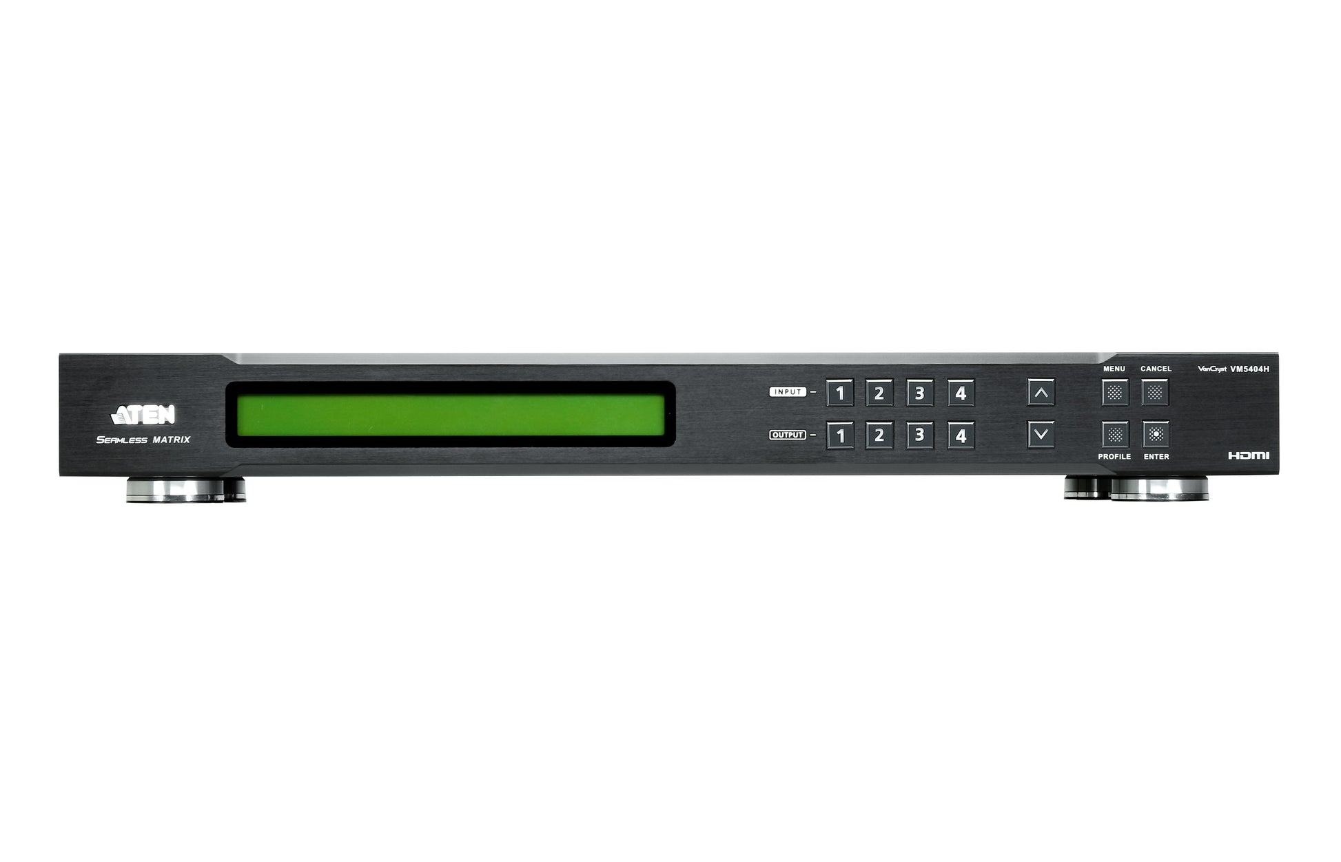 ATEN VM5404H – HDMI Matrix-Switch, Matrix 4×4, 1080p@60 Hz, 15 m, Scaler, RS‑232/IR, CEC