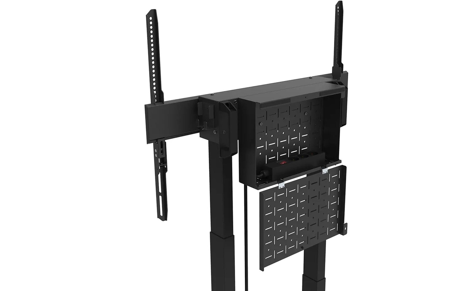 Neomounts FL55-875BL1 – Trolley, motorisiert, für 55–100", VESA 100×100–800×600, bis 110 kg