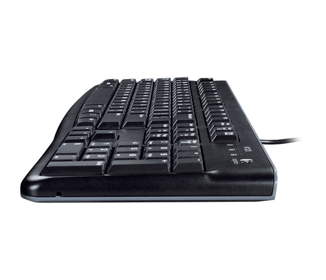 Logitech MK120 – Tastatur-Maus-Set 100% – kabelgebunden – USB – QWERTZ (DE) – auslaufsicher – schwarz
