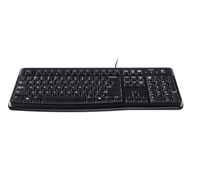 Logitech MK120 – Tastatur-Maus-Set 100% – kabelgebunden – USB – QWERTZ (DE) – auslaufsicher – schwarz