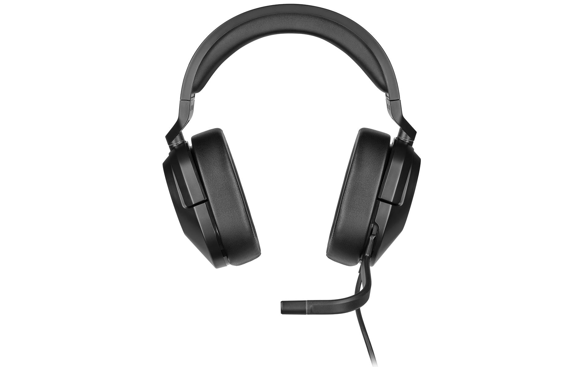 Corsair HS55 Stereo Carbon – On-Ear Gaming-Headset – 3,5 mm Klinke, abnehmbares Mikrofon – Karbon