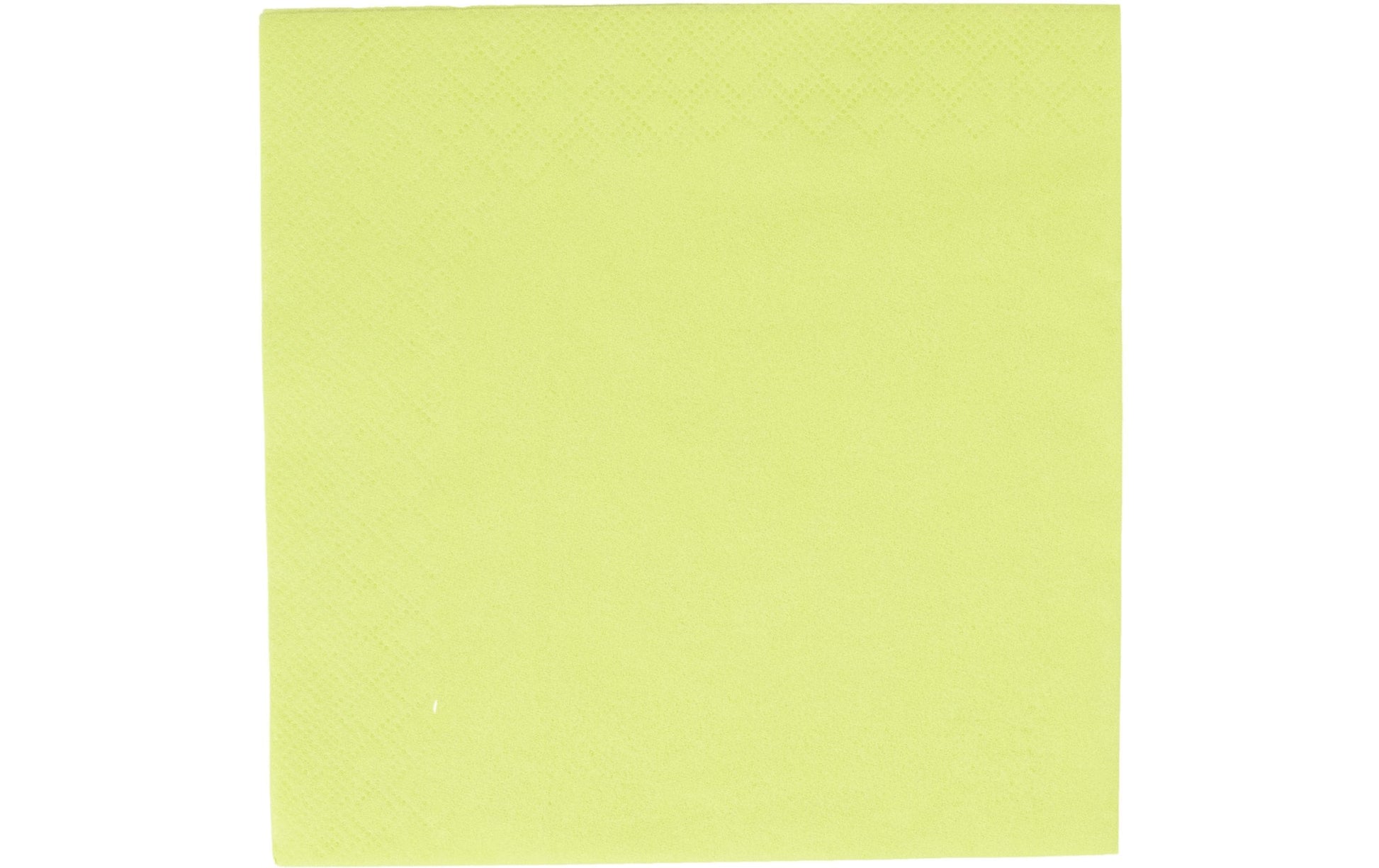 Elco Servietten gelb – 33 × 33 cm, 3-lagig, 1/4-Falz – 100 Stück