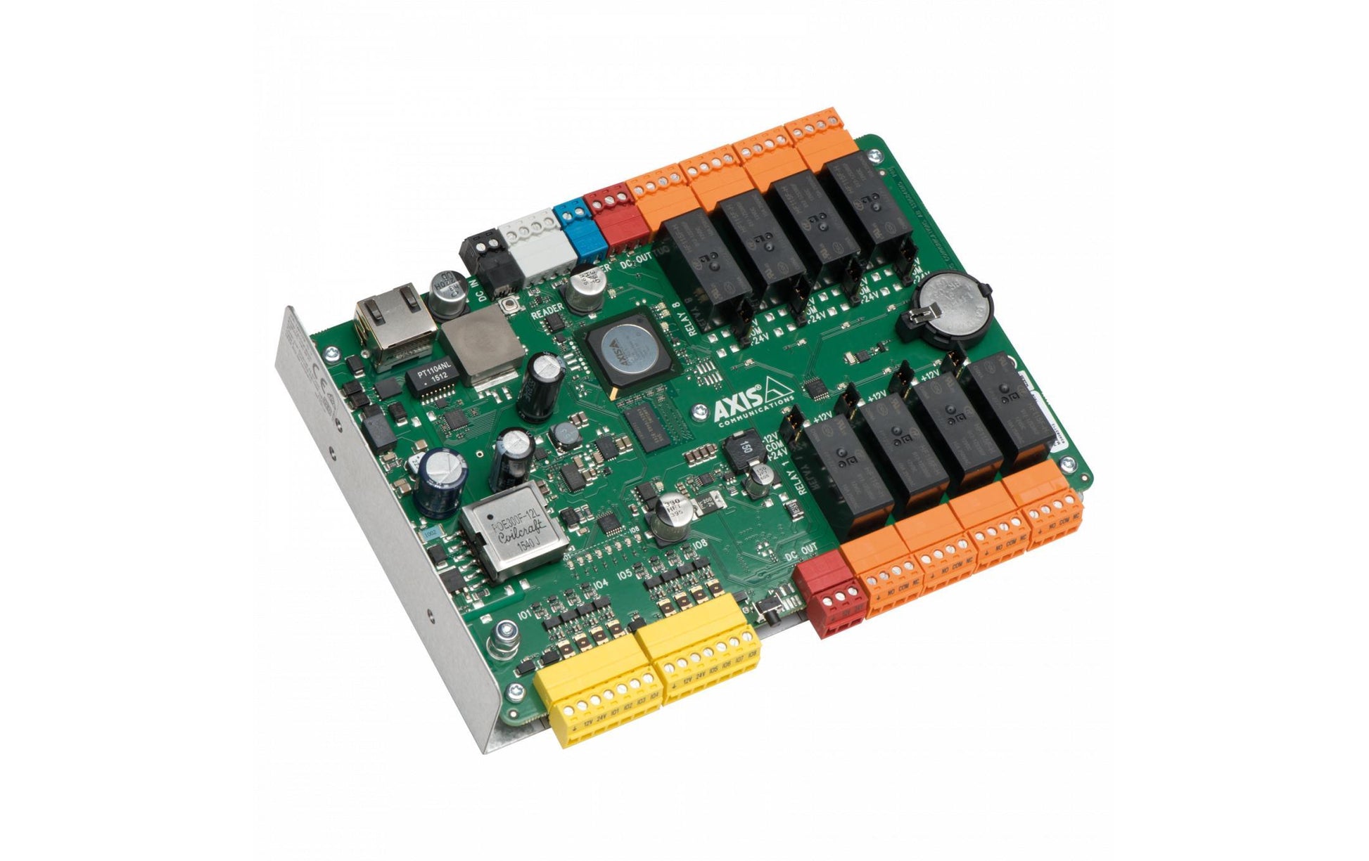 Axis A9188 Netzwerk I/O-Relaismodul – 8 Kanäle (Relais) – 12–24 V – Mehrfarbig