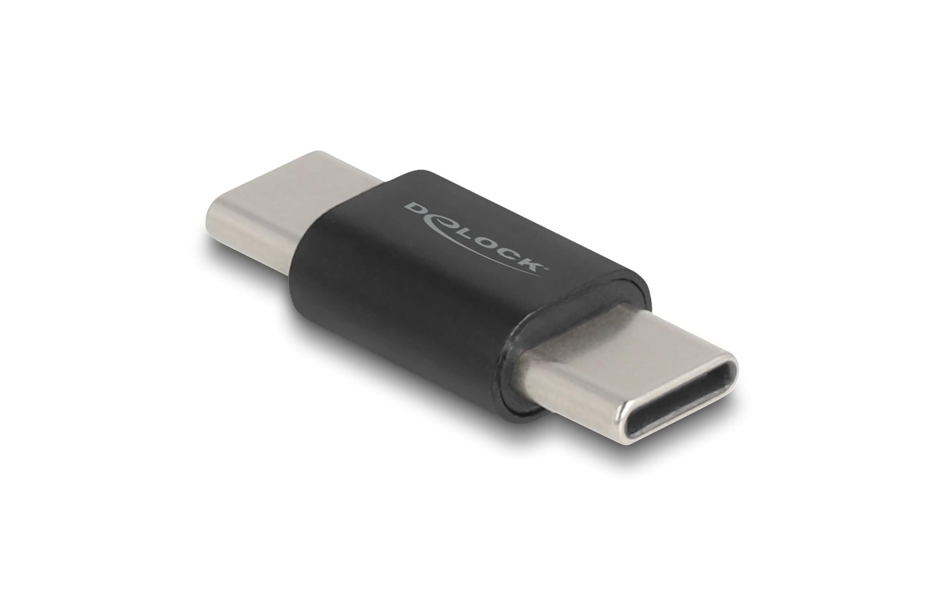 DeLOCK USB-Adapter USB-C auf USB-C (Stecker auf Stecker) – USB 3.2 Gen 2 (10 Gbit/s) – Schwarz