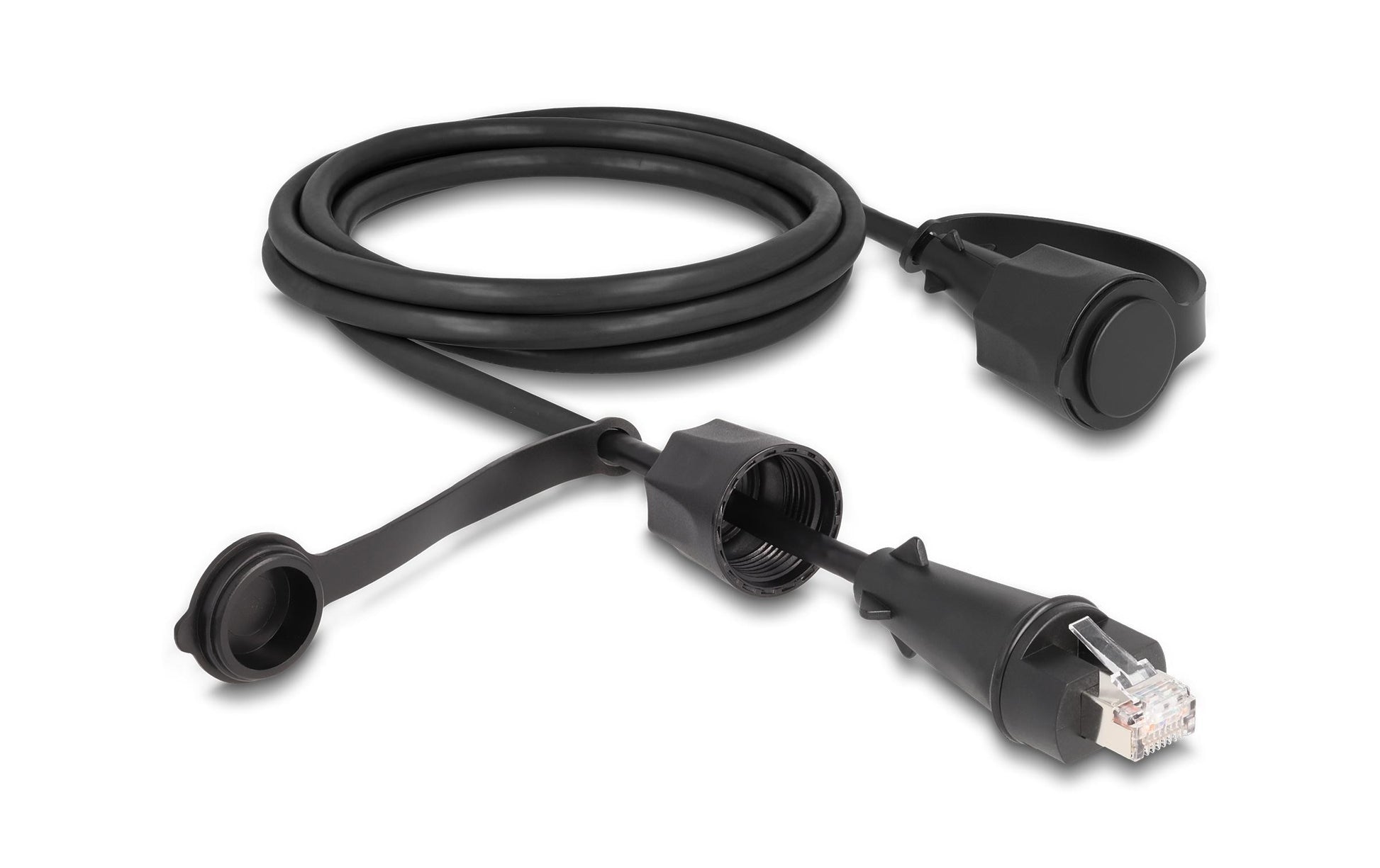 DeLOCK Patchkabel – Cat6 S/UTP (STP), 2 m, Schwarz, RJ-45