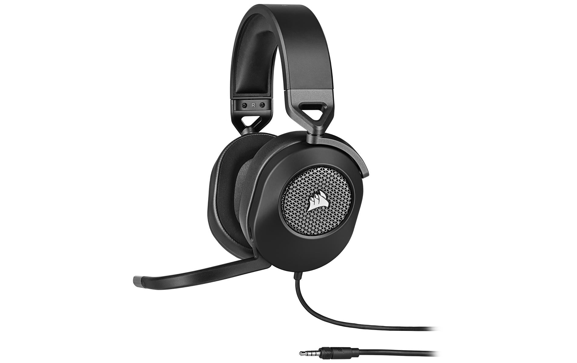 Corsair HS65 Surround Carbon – On-Ear Gaming-Headset – 3,5 mm, abnehmbares Mikrofon