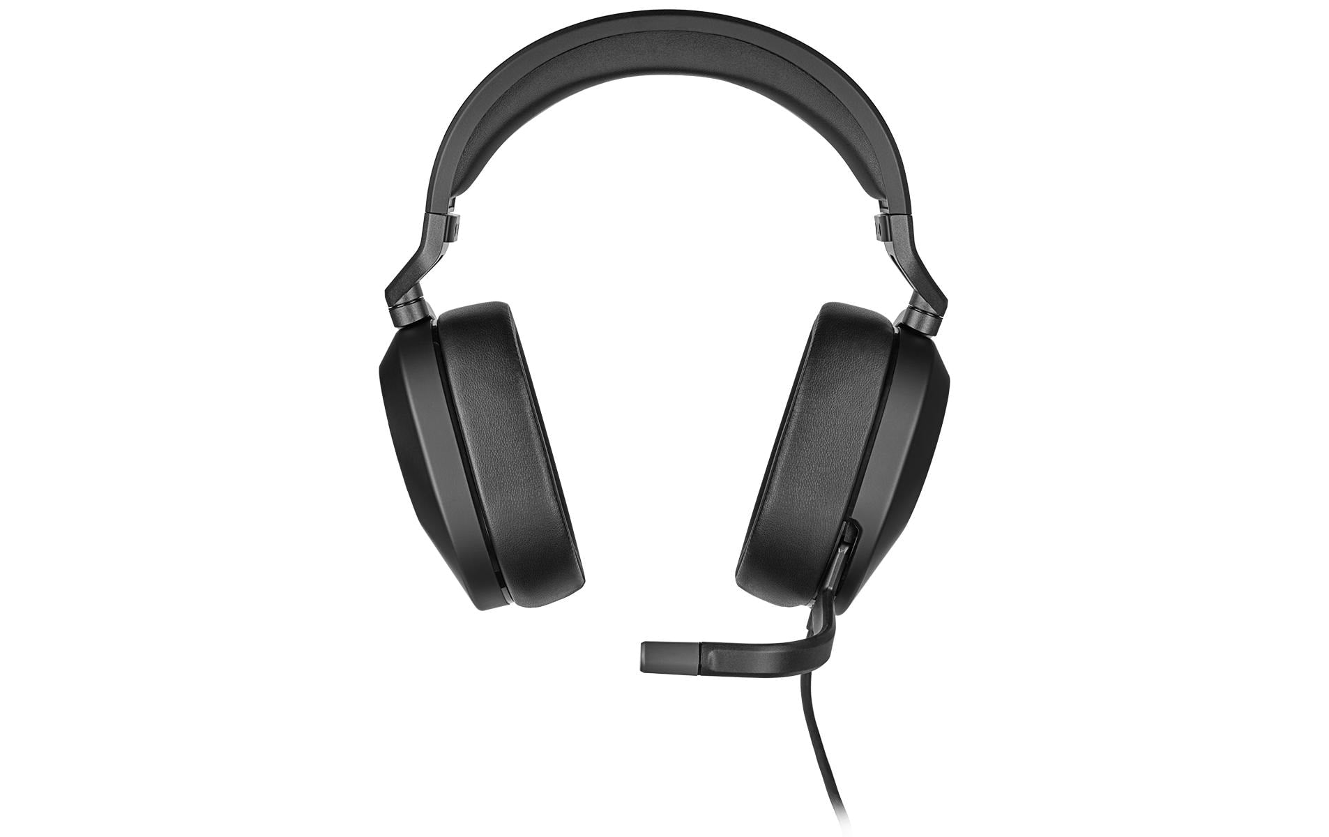 Corsair HS65 Surround Carbon – On-Ear Gaming-Headset – 3,5 mm, abnehmbares Mikrofon