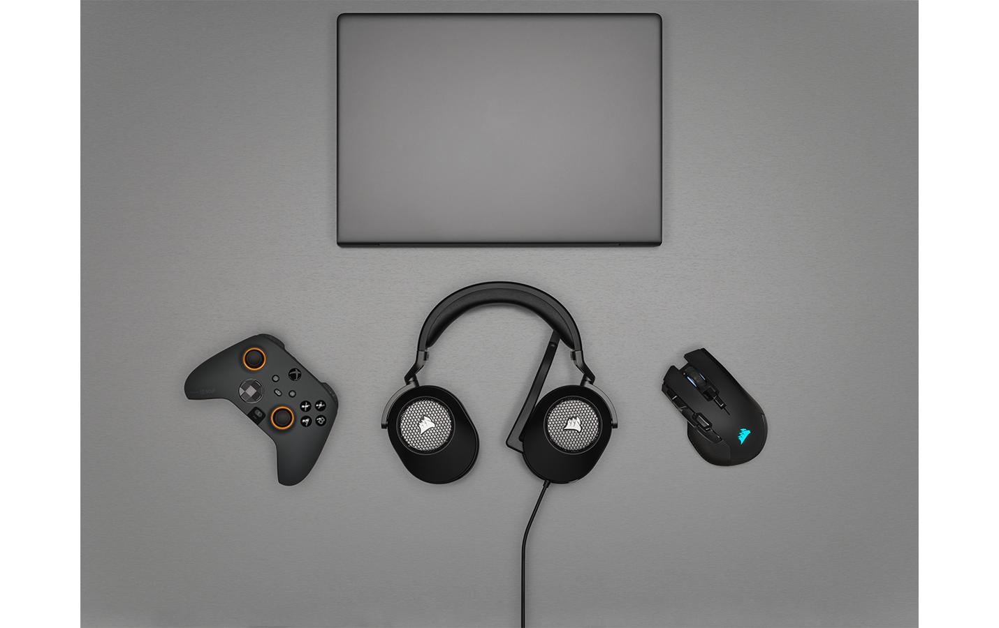 Corsair HS65 Surround Carbon – On-Ear Gaming-Headset – 3,5 mm, abnehmbares Mikrofon