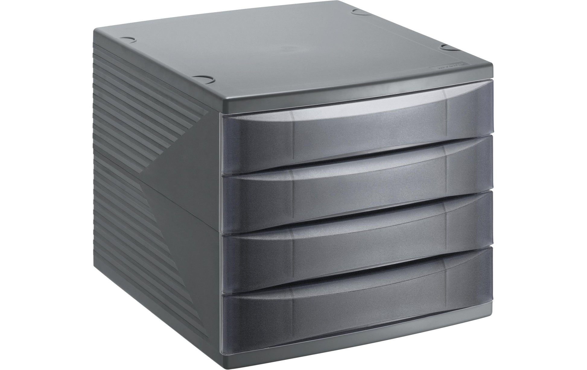 Rotho Bürobox Quadra 4 Schübe – 37 cm, Anthrazit