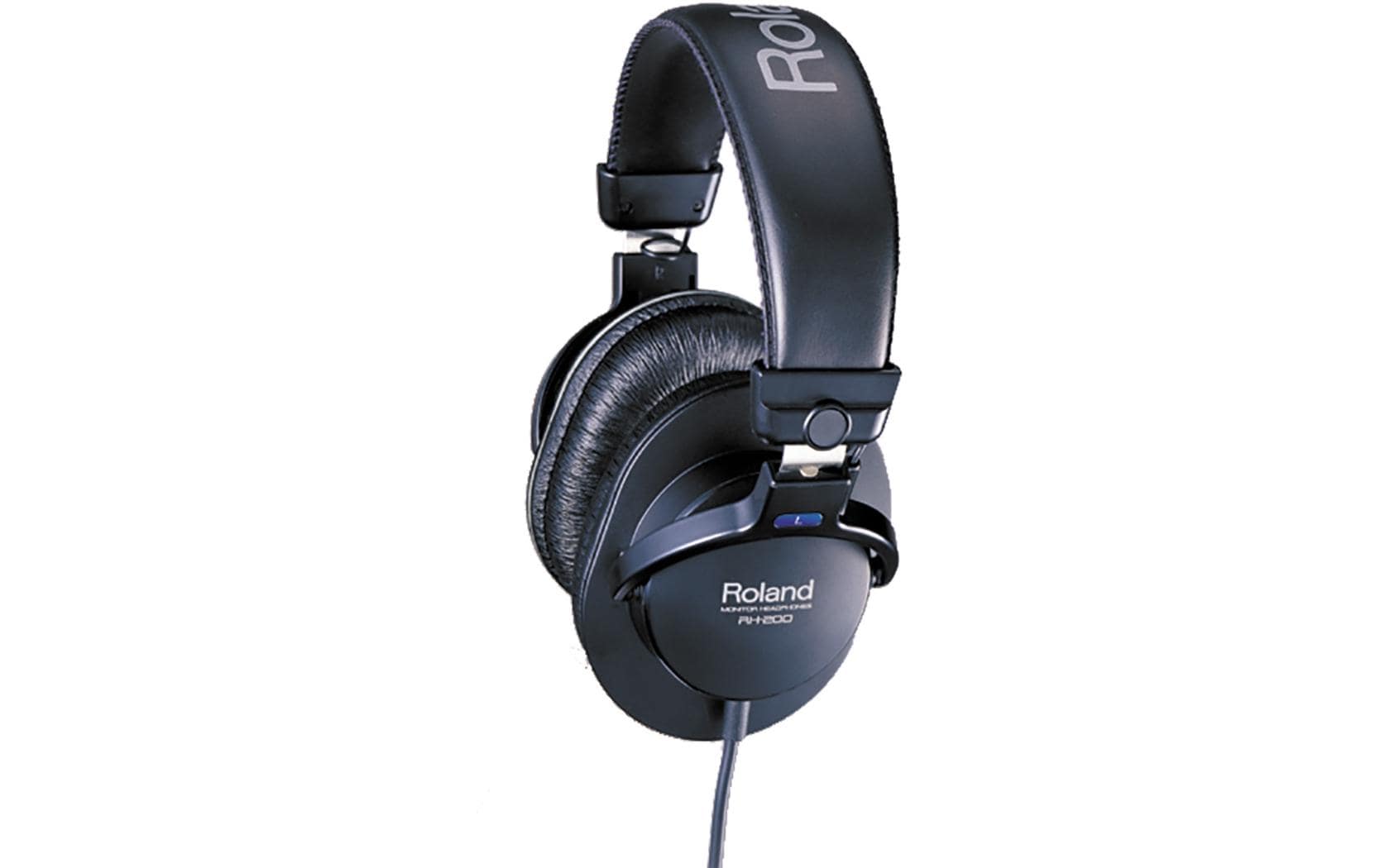 Roland RH-200 – Over-Ear Studiokopfhörer – Kabelgebunden, geschlossen, hochohmig (>32 Ω), 3,4 m – Schwarz