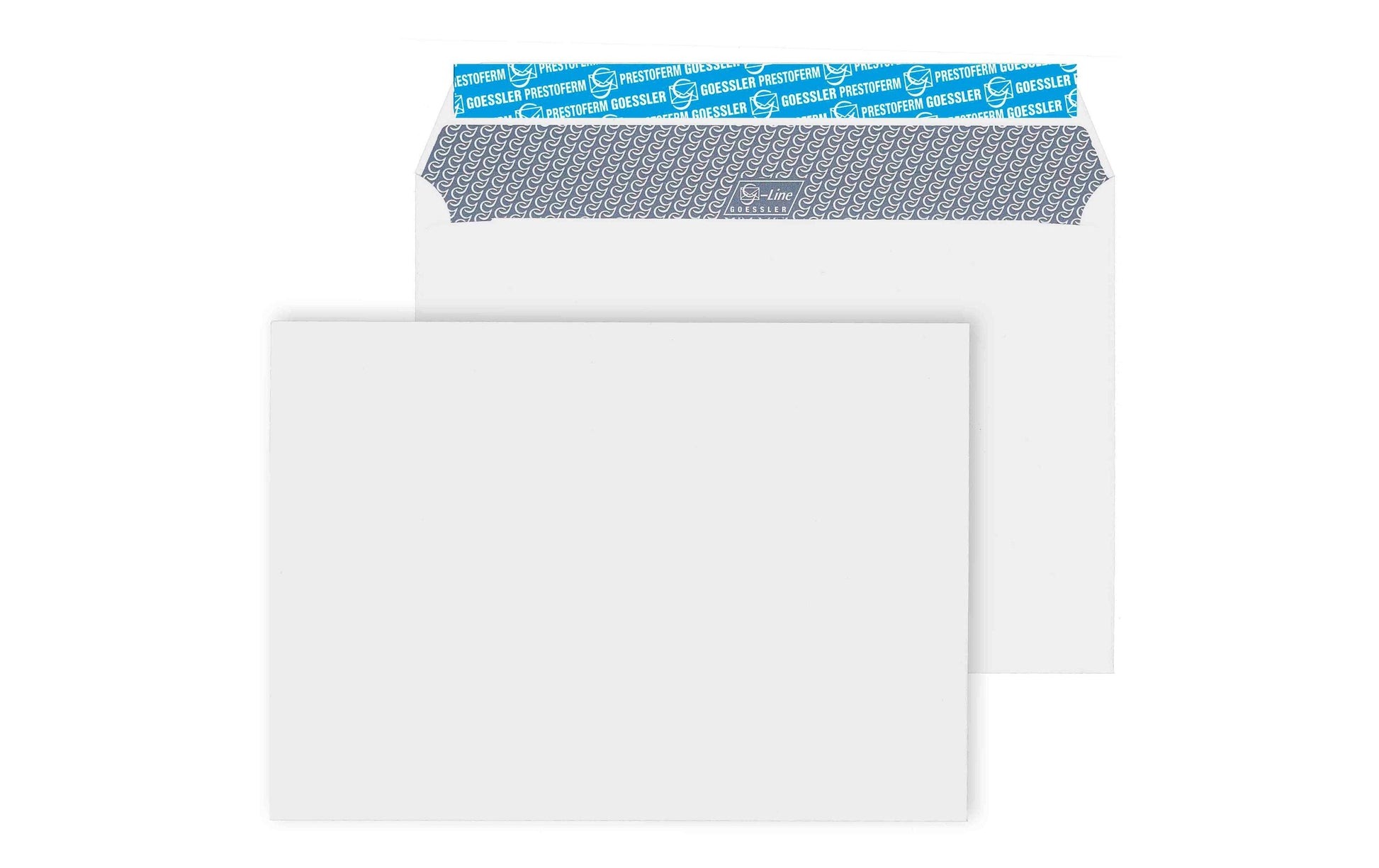 Goessler Couvert C5, ohne Fenster, selbstklebend, weiss, 100 g/m², mit Innendruck – 500 Stk.
