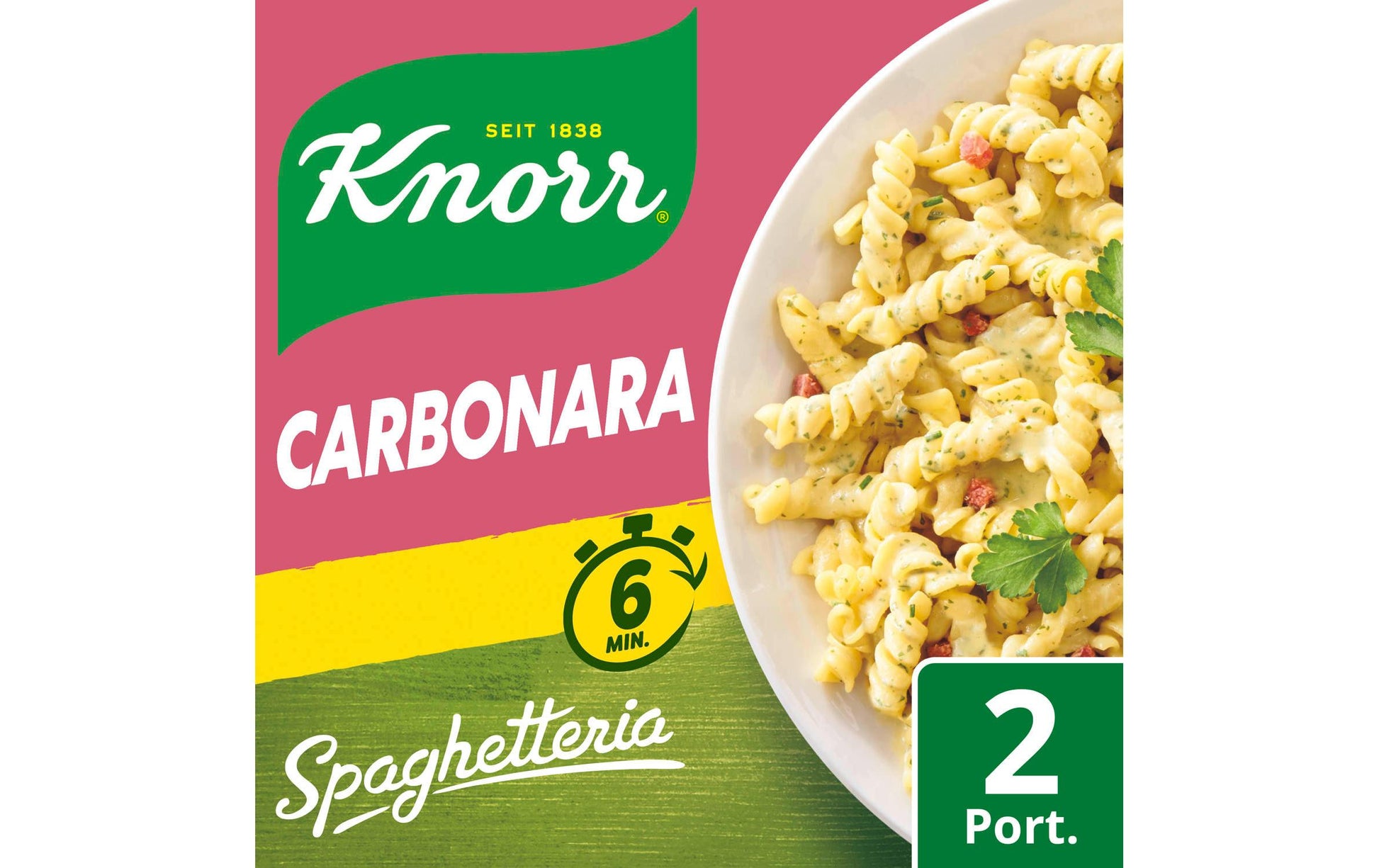 Knorr Spaghetteria Pasta-Gericht Carbonara – 202 g