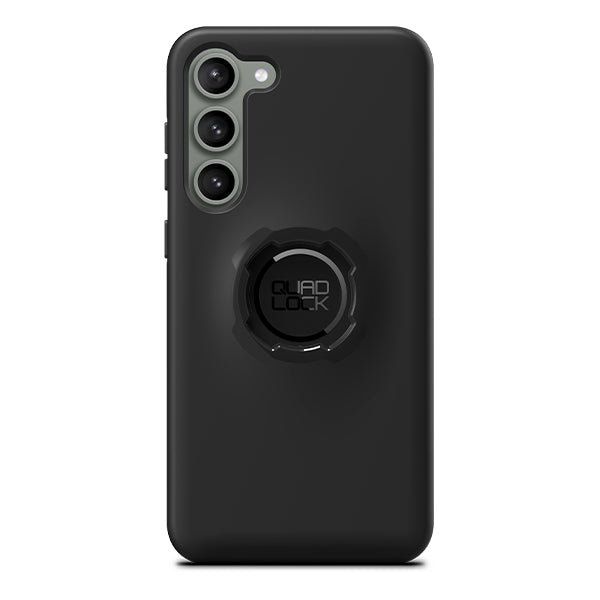 Quad Lock Backcover – für Samsung Galaxy S23 Plus, PC+TPU+Mikrofaser, Schwarz, Ringhalter