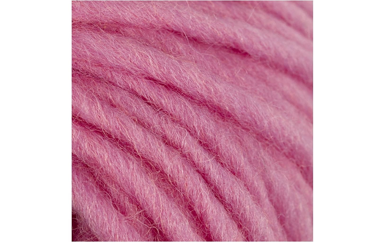 Creativ Company Wolle Rosa – 50 g, 50 m, 100% Wolle, Nadel 7 mm