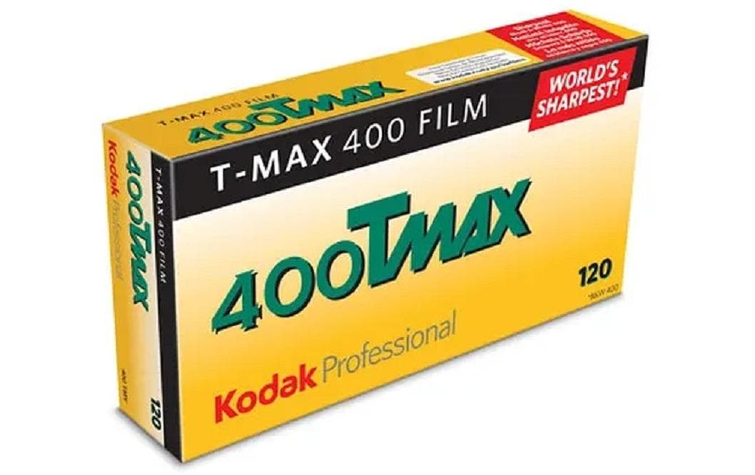 Kodak T-Max 400 TMY 120 Schwarzweiss-Negativfilm 135, 400 ISO – 5er-Pack
