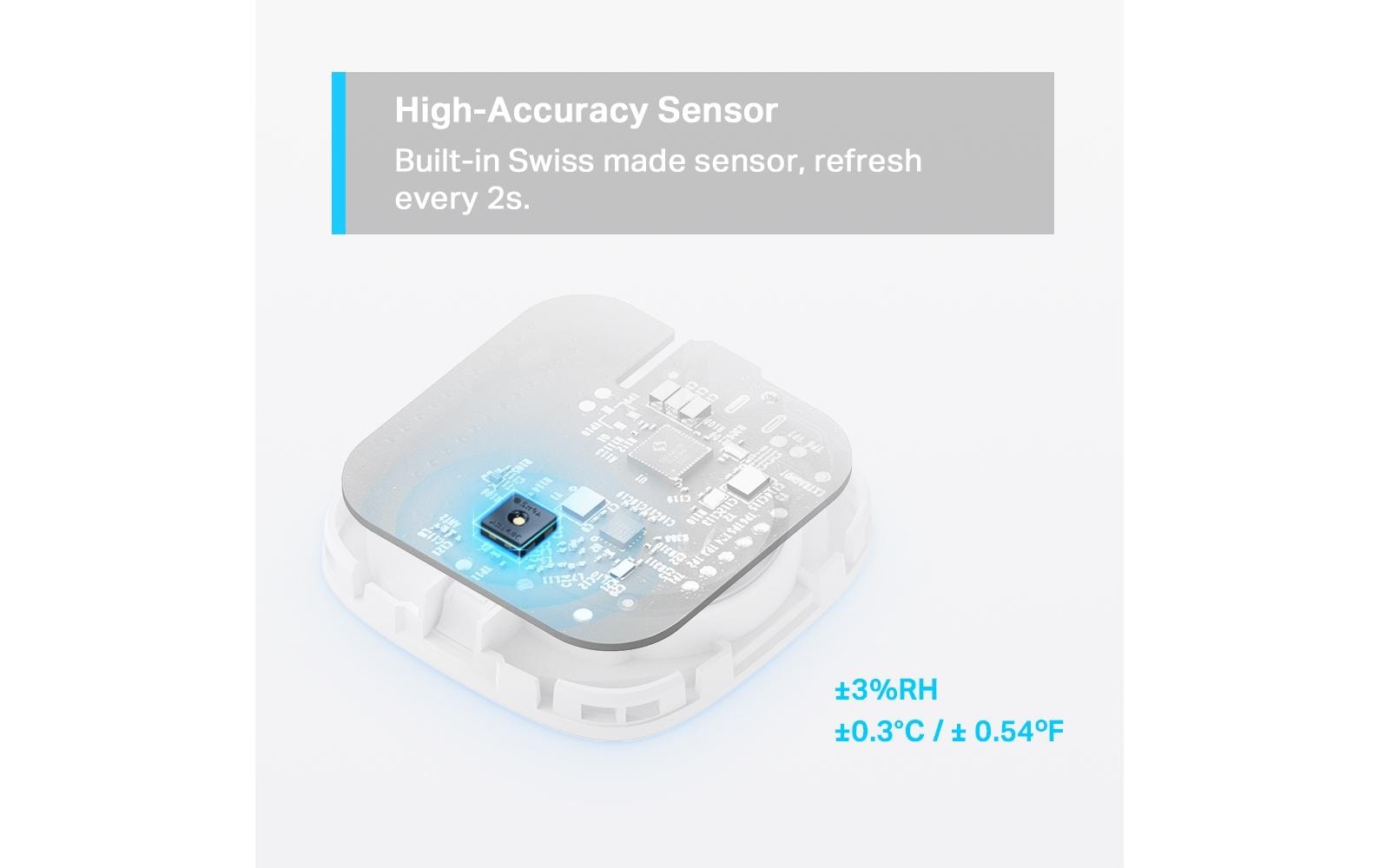 TP-Link Tapo T310 Temperatur-/Feuchtesensor – Temp/Feuchte – 868 MHz – Batteriebetrieben (CR2450)