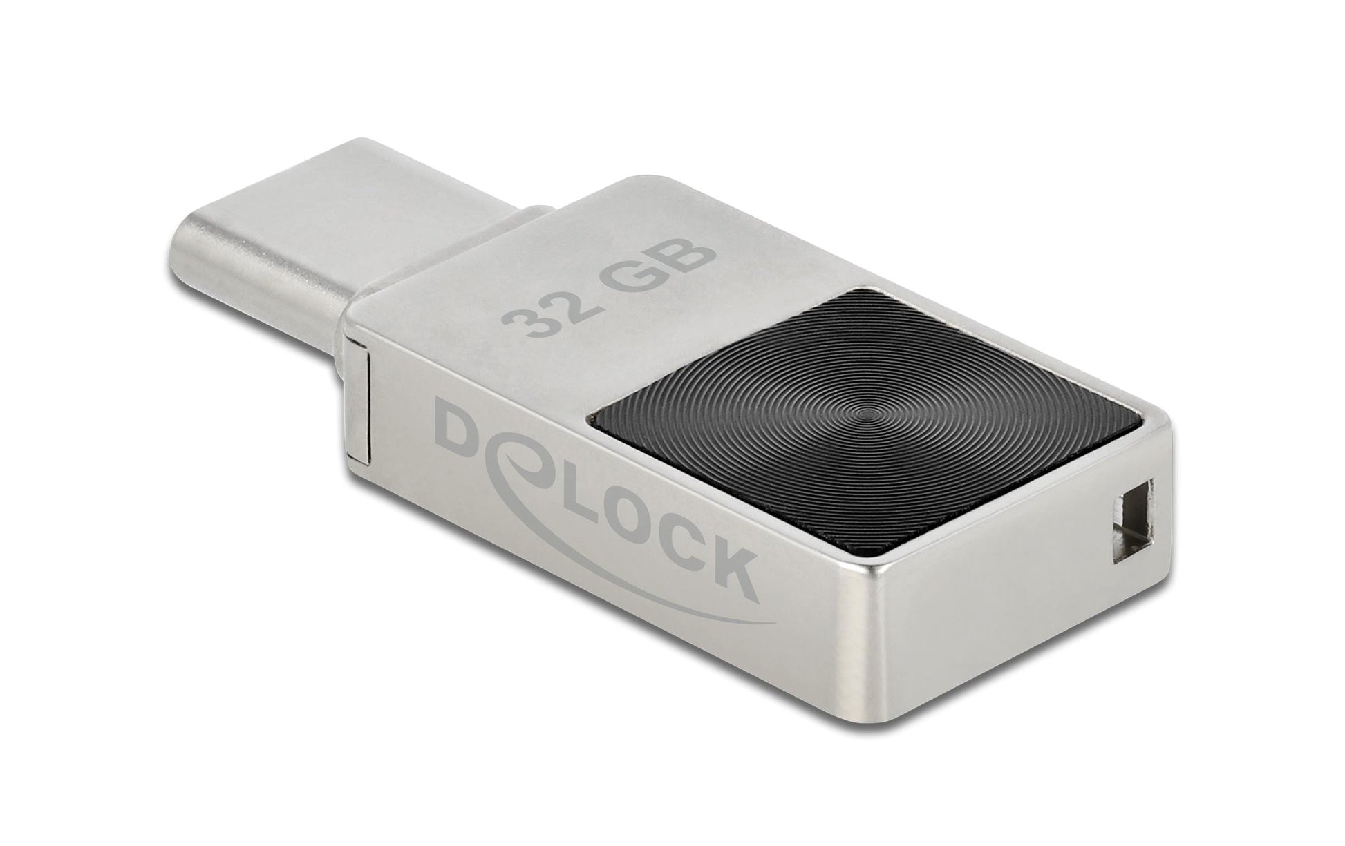 DeLOCK Mini USB-Stick 32 GB – USB-C USB 3.2 Gen 1, 140 MB/s Lesen, Metall, ohne Deckel, Silber