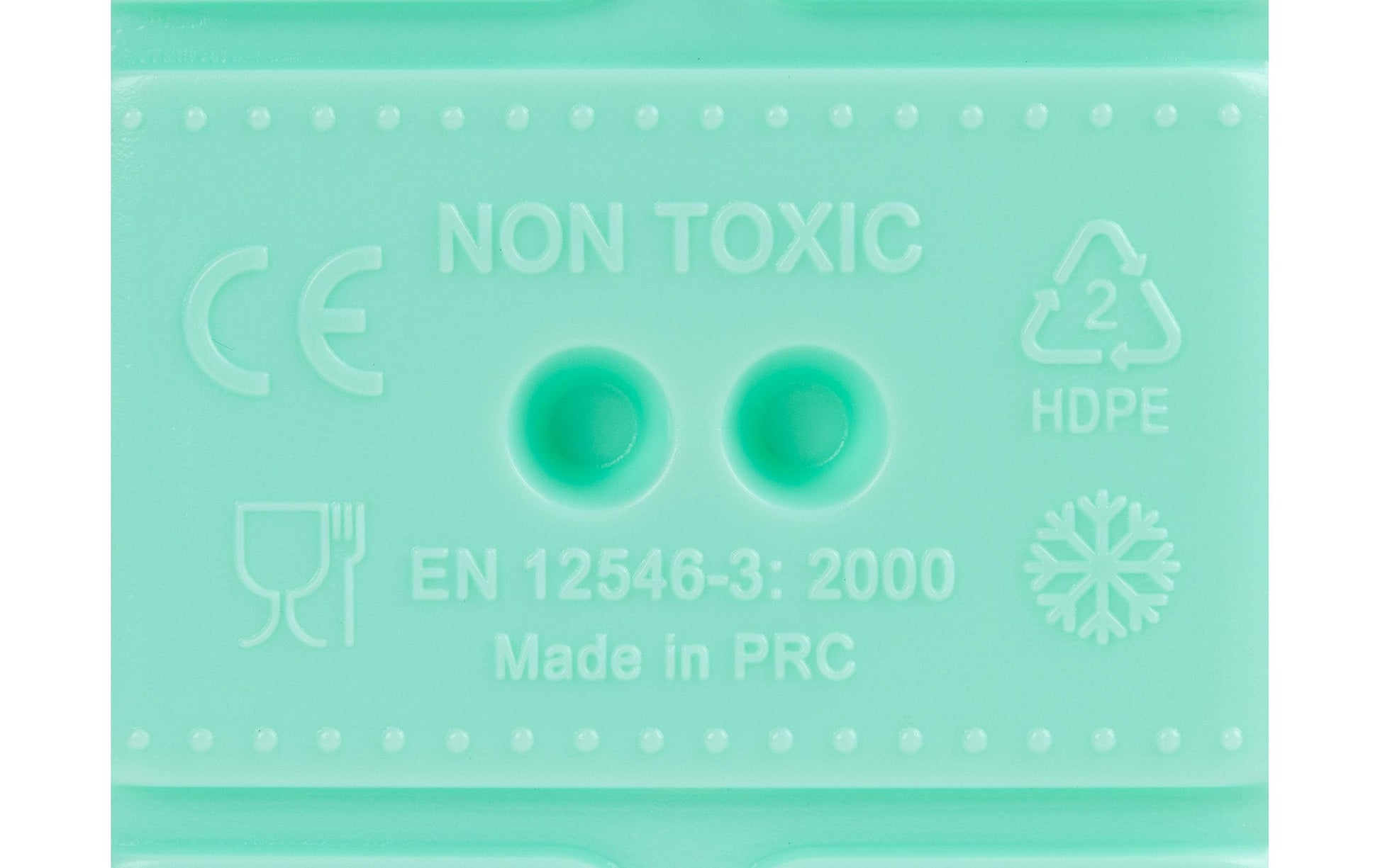 KOOR Kühlelement, 16,3 × 9 × 2 cm, 2 Stk., 200 g (pro Stück), lebensmittelecht, Mint