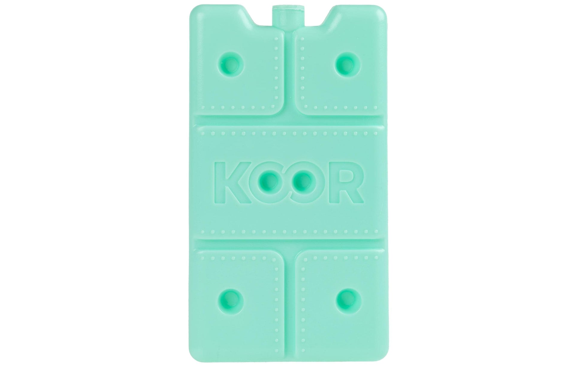 KOOR Kühlelement, 16,3 × 9 × 2 cm, 2 Stk., 200 g (pro Stück), lebensmittelecht, Mint