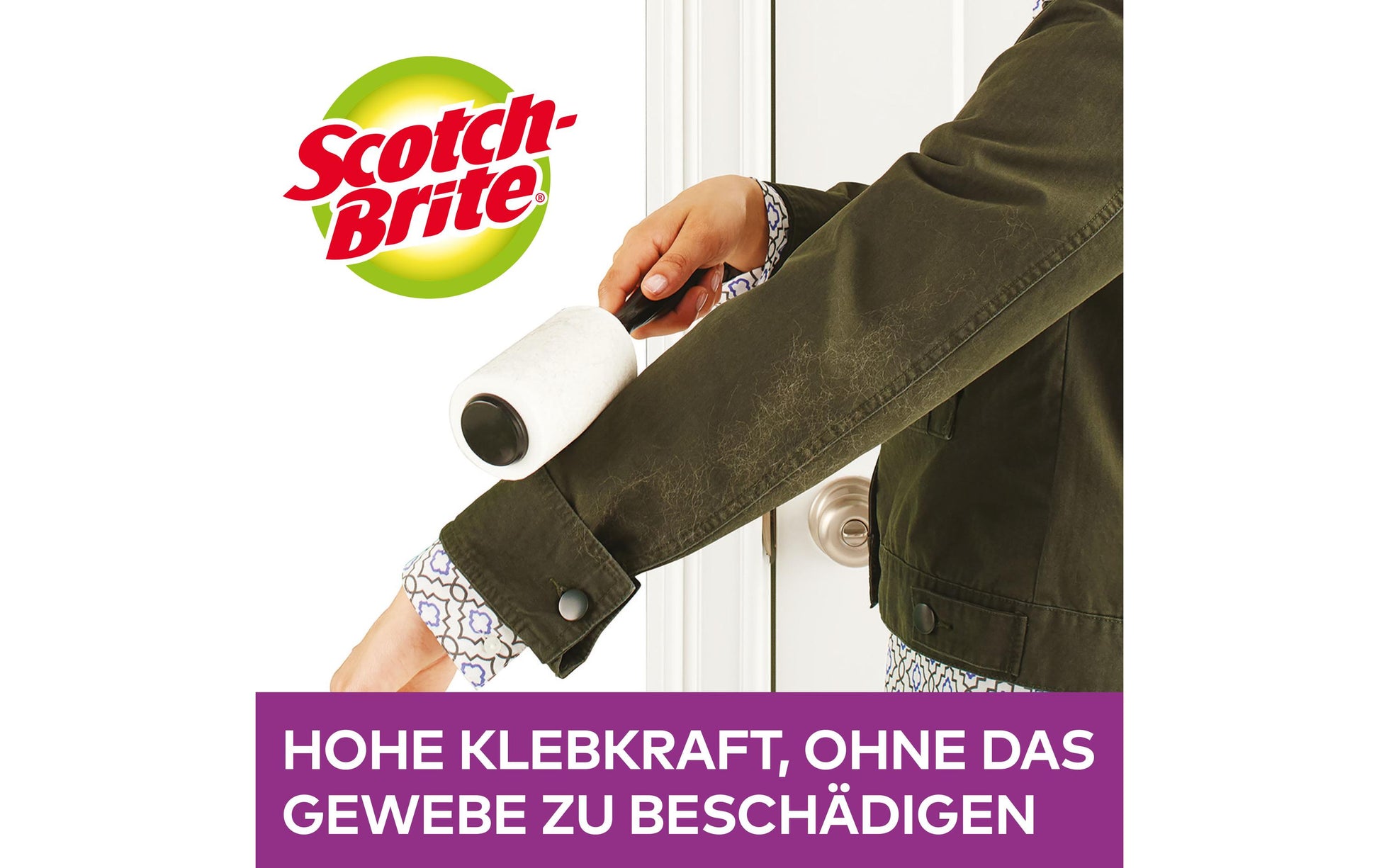 Scotch-Brite Kleiderroller Pet Extra – Kunststoff, Weiss