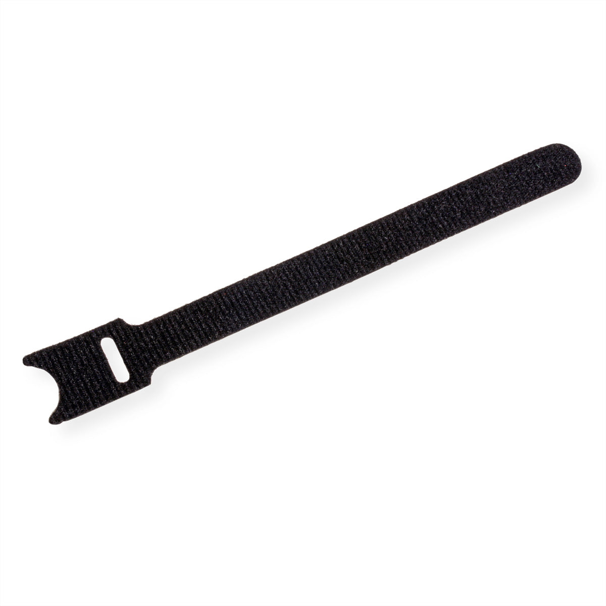 VALUE Klettkabelbinder, 15 cm × 20 mm, 20 Stk. – schwarz