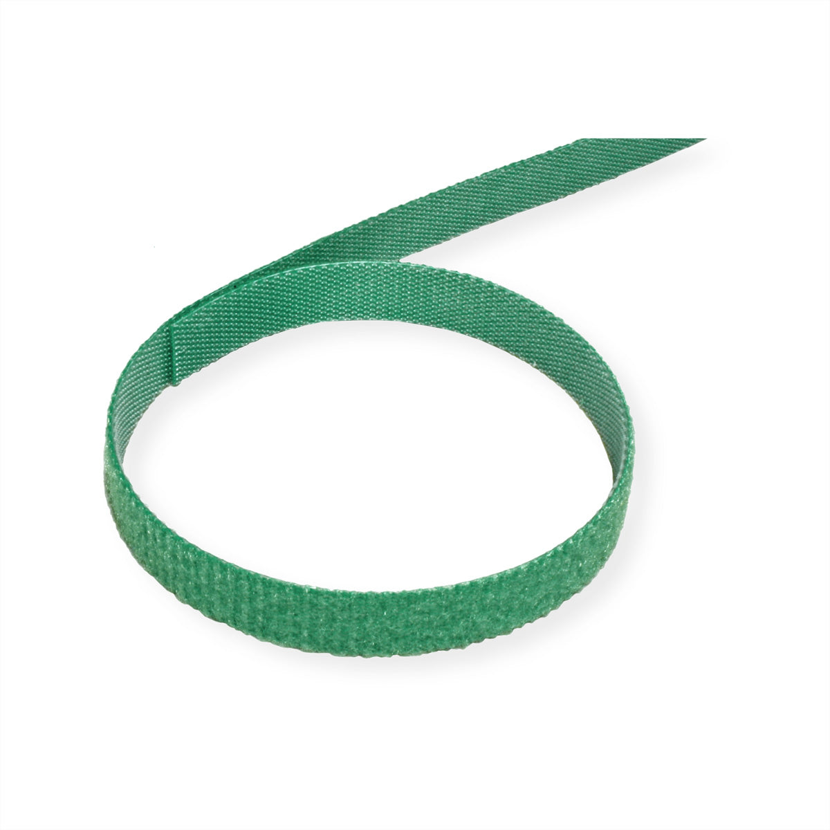 VALUE Klettband, 25 m, 10 mm – grün