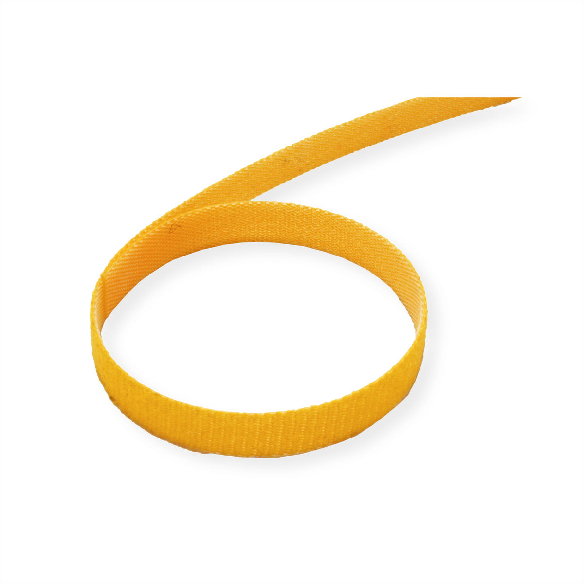 VALUE Klettband, 25 m, 10 mm, 5er-Pack – Gelb
