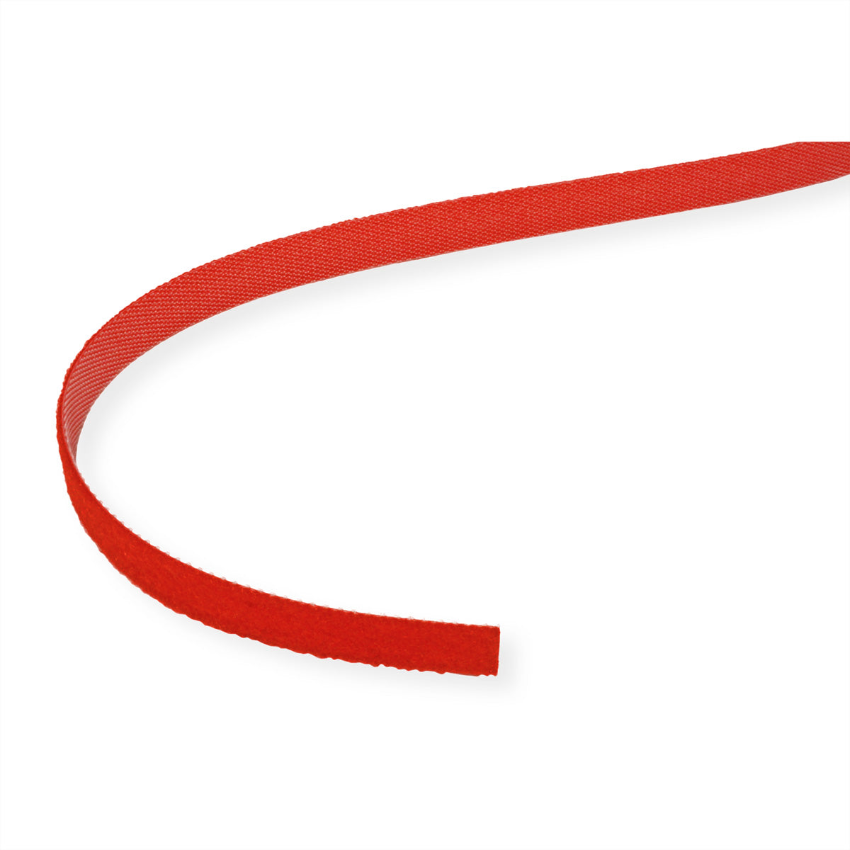 VALUE Klettkabelbinder, 10 mm × 25 m – Rot