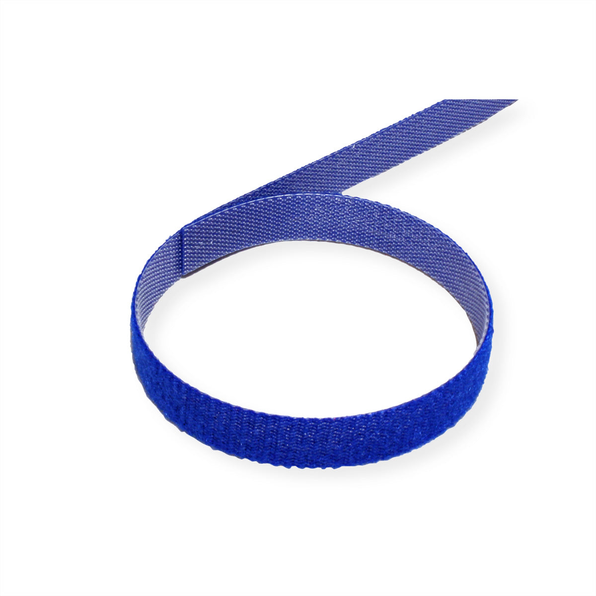 VALUE Klettband, 25 m × 10 mm – Blau