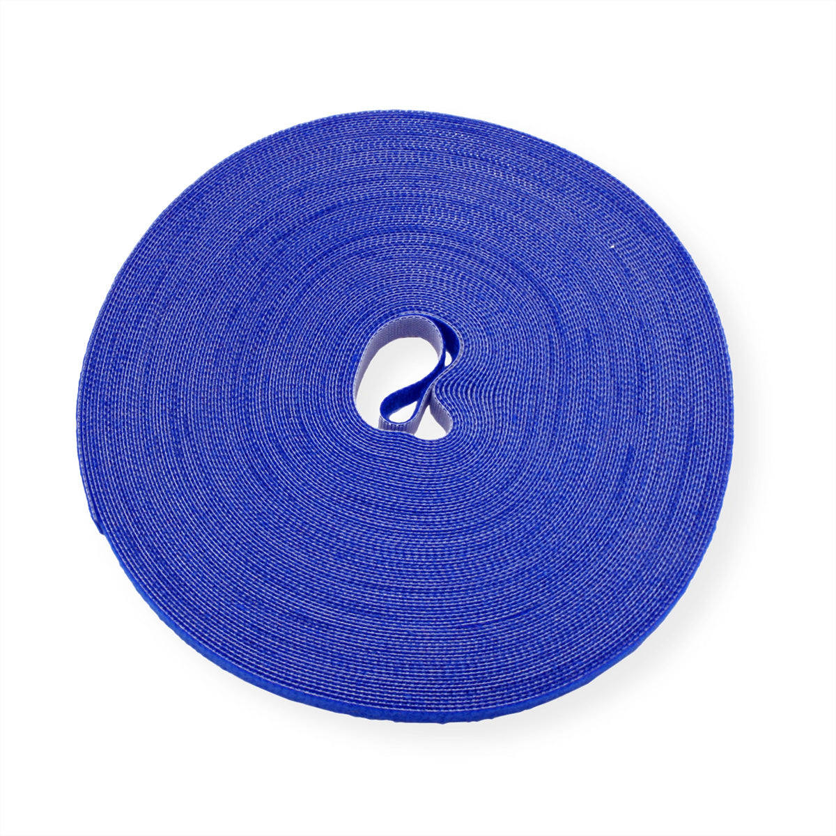 VALUE Klettband, 25 m × 10 mm – Blau