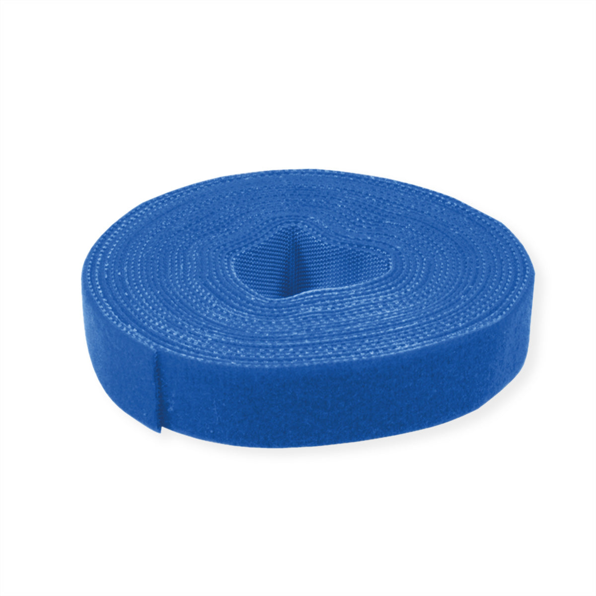 VALUE Klettband, 25 m × 10 mm – Blau